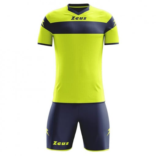 Детски комплет дрес ZEUS Kit Apollo Giallo Fluo/Blu
