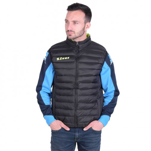 Машки елек ZEUS Smanicato Hercolano Nero/Giallo Fluo