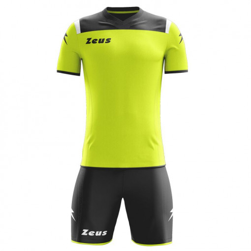 Детски комплет дрес ZEUS Kit Vesuvio Nero/Giallo Fluo