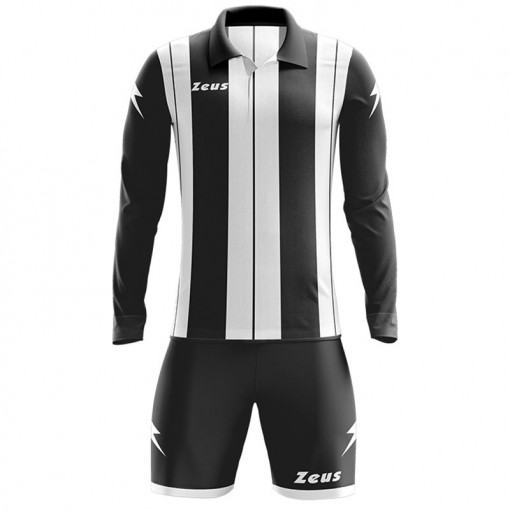 Машки футбалски комплет дрес ZEUS Kit Pitagora Nero/Bianco