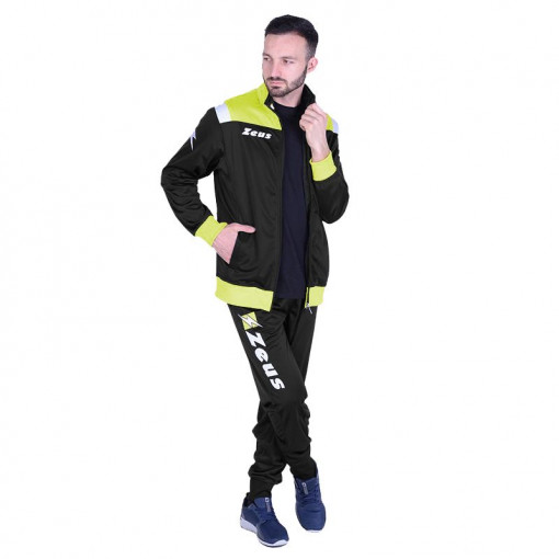 Тренерка ZEUS Tuta Relax Vesuvio Nero/Giallo Fluo
