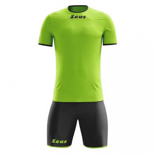 Детски комплет дрес ZEUS Kit Sticker Verde Fluo/Nero
