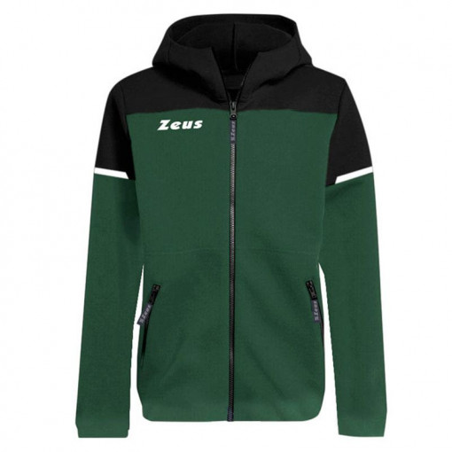 Машки дуксер ZEUS Felpa Tech Bikolor Nero/Verde Militare
