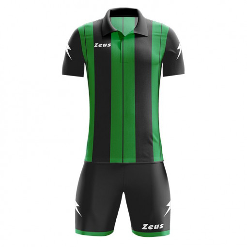 Футбалски комплет дрес ZEUS Kit Pitagora MC Verde/Nero
