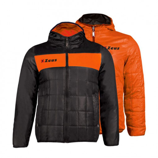 Детска јакна со две лица ZEUS Reversible Giubbotto Apollo Nero/Arancio