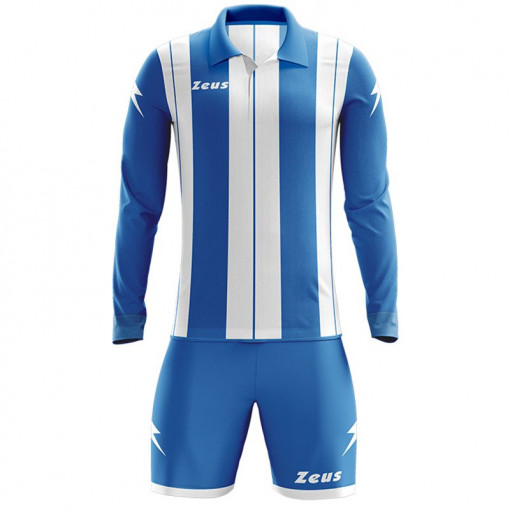 Детски футбалски комплет дрес ZEUS Kit Pitagora Royal/Bianco