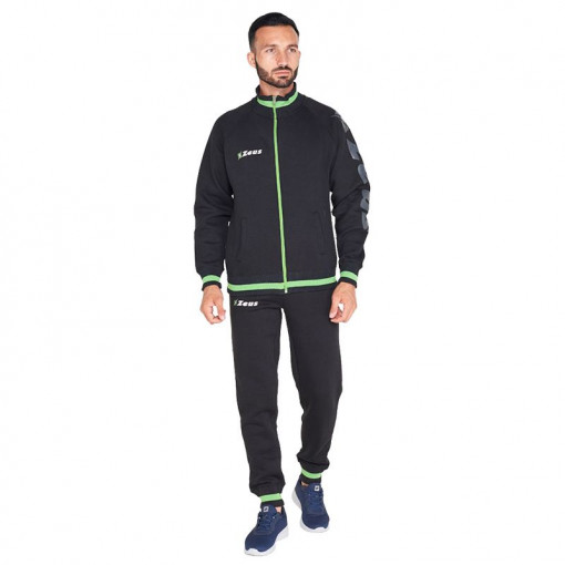 Тренерка ZEUS Tuta Sirio Nero/Verde Fluo