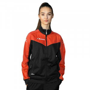 Женска тренерка ZEUS Tuta Training Ulysse Nero/Arancio Fluo - Img 3