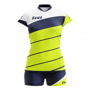 Женски комплет дрес ZEUS Kit Lybra Donna Giallo Fluo/Blu - Img 4
