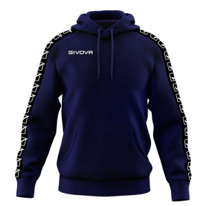 Детски дуксер GIVOVA Felpa Con Cappuccio Terry Band 0004