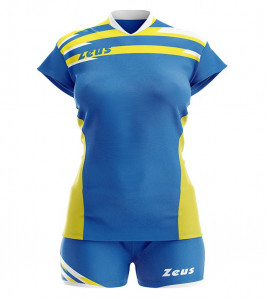 Детски комплет дрес ZEUS Kit Itaca Donna Royal/Giallo