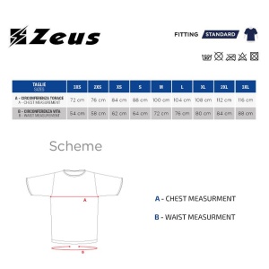 Машка маица ZEUS Shirt Mida Rosso/Bianco - Img 6