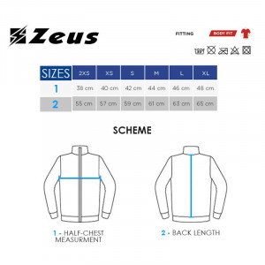 Машка спортска топлинска блуза ZEUS Maglia Fisiko M/L Blu - Img 5