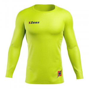 Машка спортска топлинска блуза ZEUS Maglia Fisiko M/L Giallo fluo - Img 4