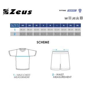 Машки комплет дрес ZEUS Kit SA23 Rosso - Img 3