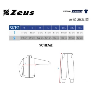 Тренерка ZEUS Tuta Nettuno Blu - Img 5
