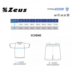 Футбалски комплет дрес ZEUS Kit Gryfon Rosso/Bianco - Img 5