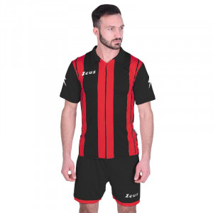 Футбалски комплет дрес ZEUS Kit Pitagora MC Nero/Rosso