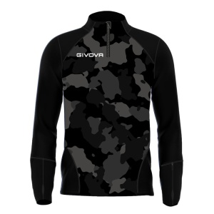 Машка Блуза GIVOVA Maglia Tecnica Half Zip Army 1009