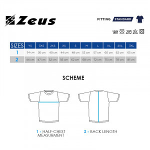 Машка маичка ZEUS Polo Vesuvio Granata/Nero