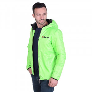 Машка јакна со две лица ZEUS Reversible Giubbotto Apollo Nero/Verde - Img 3