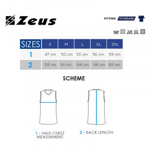 Машки топ ZEUS Canotta Beach Uomo Pro Giallo Fluo - Img 5
