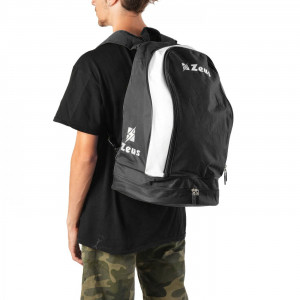 Ранец ZEUS Zaino Ulysse 33x30x52 cm Nero/Bianco