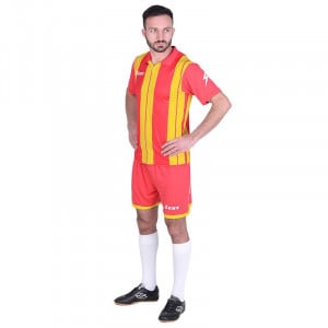 Футбалски комплет дрес ZEUS Kit Pitagora MC Rosso/Giallo