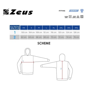 Детски дуксер ZEUS Felpa Tech Nero - Img 5
