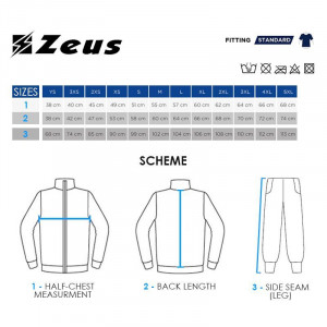 Детски тренерки ZEUS Tuta Easy Nero/Verde Militare - Img 2