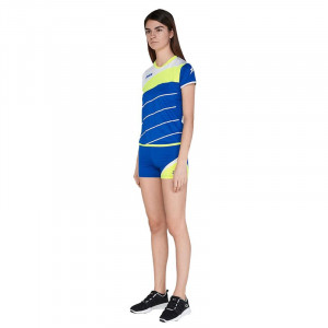Женски комплет дрес ZEUS Kit Lybra Donna Electric Royal/Giallo fluo - Img 3