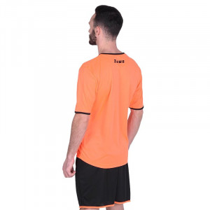 Машки комплет дрес ZEUS Kit Sticker Arancio Fluo/Nero - Img 2