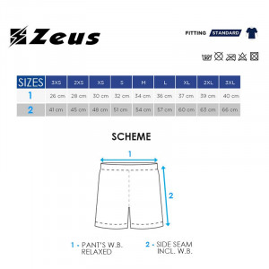 Машки шорцеви ZEUS Short Jam Blu - Img 5