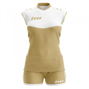 Одбојкарскиот тим ZEUS Kit Volley Sara Slim Fit Bianco/Gold