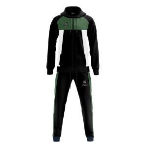 Машка тренерка ZEUS Tuta Capua Nero/Verde Militare