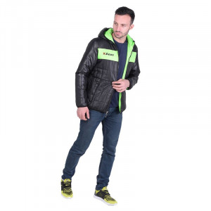 Машка јакна со две лица ZEUS Reversible Giubbotto Apollo Nero/Verde - Img 5