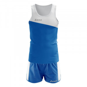 Машки комплет дрес за трчање ZEUS Kit Robert Bianco/Royal