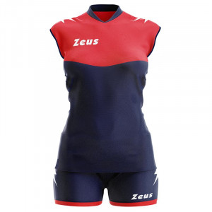 Одбојкарскиот тим ZEUS Kit Volley Sara Slim Fit Blu/Rosso - Img 4