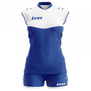 Одбојкарскиот тим ZEUS Kit Volley Sara Slim Fit Electric Royal/Bianco