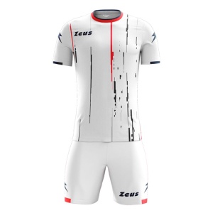Детски комплет дрес ZEUS Kit Bolt White Rosso/Blu
