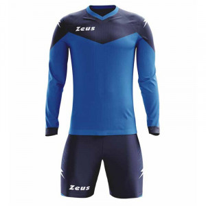Детски футбалски комплет дрес ZEUS Kit Ulysse ML Royal/Blu