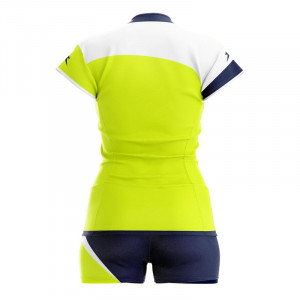Женски комплет дрес ZEUS Kit Lybra Donna Giallo Fluo/Blu - Img 5