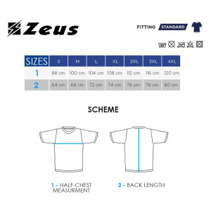 Машка маичка ZEUS Maglia MC Monolith Blu - Img 5