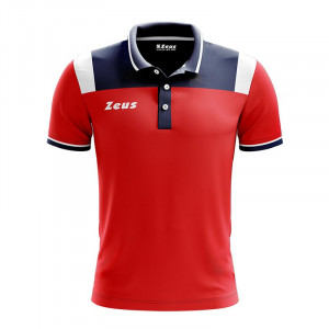 Машка маичка ZEUS Polo Vesuvio Blu/Rosso - Img 4