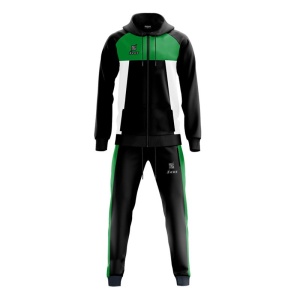 Машка тренерка ZEUS Tuta Capua Nero/Verde