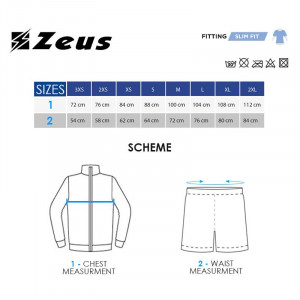 Машки голмански дрес ZEUS Kit GK Argo/Slim Fit Giallo/Blu