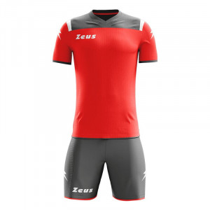 Машки комплет дрес ZEUS Kit Vesuvio Rosso/Dark Grey - Img 4