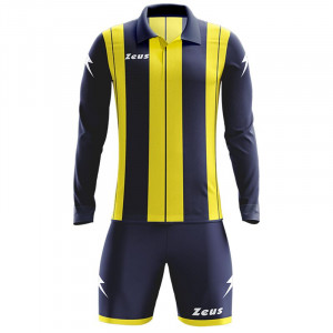 Машки футбалски комплет дрес ZEUS Kit Pitagora Blu/Giallo