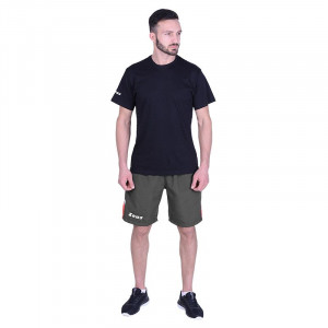 Машки шорцеви ZEUS Bermuda Vesuvio Dark Grey/Rosso - Img 3