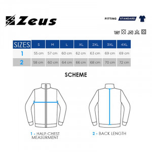 Машки дуксер ZEUS Felpa Relax Monolith Blu - Img 5